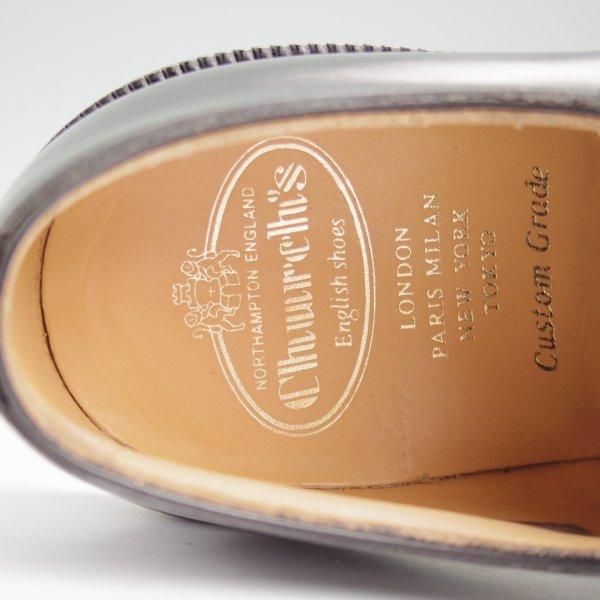 極美品★チャーチ 75F/UK7.5【定価￥181,500-★シャノン/SHANNON】103ラスト/プレーントゥ/黒/メンズ/Church's★m303