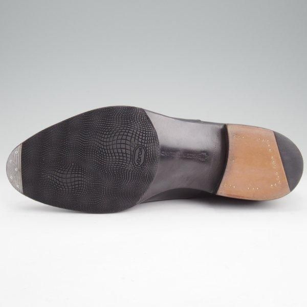 極美品★エドワードグリーン 7.5E【定価￥217,800-★チェルシー/CHELSEA/202ラスト】ストレートチップ/カーフ/黒/EDWARD GREEN★m304