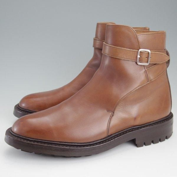 極上★トリッカーズ SIZE 7.5【モデル定価￥132,000-★ジョッパーブーツ/M4812】カーフ/コーヒーバーニッシュ/茶/メンズ/Tricker's★m306