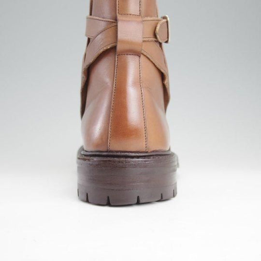 極上★トリッカーズ SIZE 7.5【モデル定価￥132,000-★ジョッパーブーツ/M4812】カーフ/コーヒーバーニッシュ/茶/メンズ/Tricker's★m306