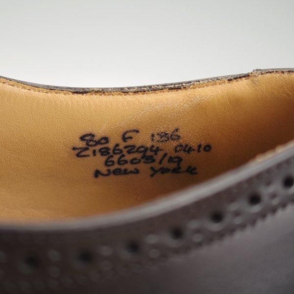 極上★チャーチ 80F/UK8【★フルブローグ/NEWYORK/136ラスト】CAPITALレザー/黒/メンズ/Church's★m308