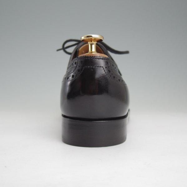 美品★ジョンロブ 6E【定価￥225,500-★HENFORD/ヘンフォード/7000ラスト】フルブローグ/カーフ/黒/メンズ/JOHN LOBB★m310