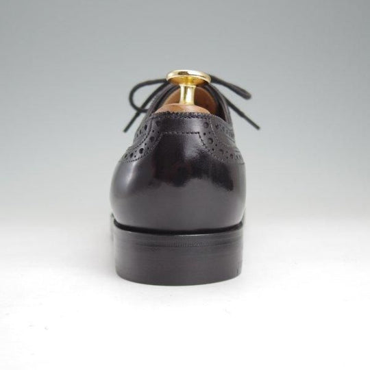 美品★ジョンロブ 6E【定価￥225,500-★HENFORD/ヘンフォード/7000ラスト】フルブローグ/カーフ/黒/メンズ/JOHN LOBB★m310