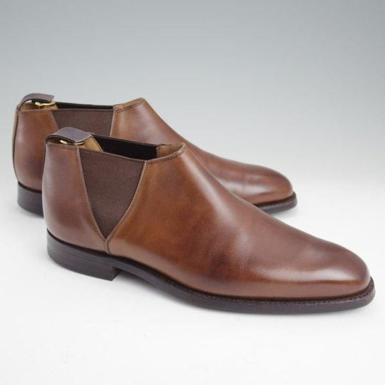 極上★クロケット&ジョーンズ 6E【定価￥132,000-★バーニーズNY別注/DEENE 2】サイドゴアブーツ/318ラスト/濃茶/Crockett&Jones★m311