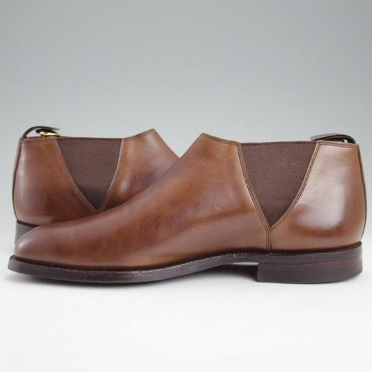 極上★クロケット&ジョーンズ 6E【定価￥132,000-★バーニーズNY別注/DEENE 2】サイドゴアブーツ/318ラスト/濃茶/Crockett&Jones★m311