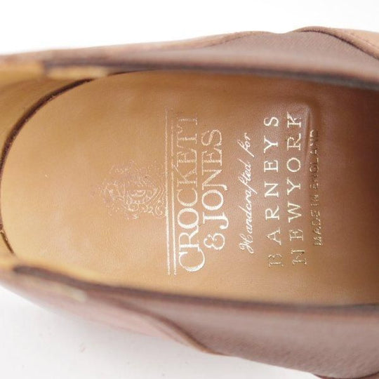 極上★クロケット&ジョーンズ 6E【定価￥132,000-★バーニーズNY別注/DEENE 2】サイドゴアブーツ/318ラスト/濃茶/Crockett&Jones★m311