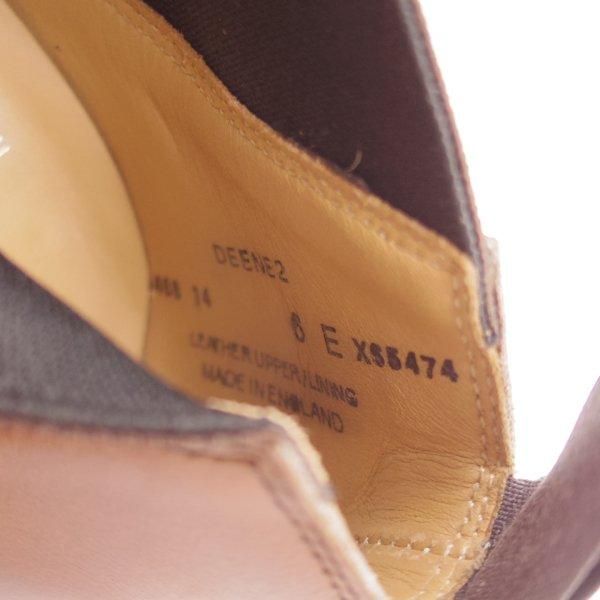 極上★クロケット&ジョーンズ 6E【定価￥132,000-★バーニーズNY別注/DEENE 2】サイドゴアブーツ/318ラスト/濃茶/Crockett&Jones★m311