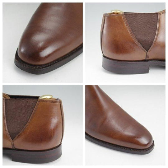 極上★クロケット&ジョーンズ 6E【定価￥132,000-★バーニーズNY別注/DEENE 2】サイドゴアブーツ/318ラスト/濃茶/Crockett&Jones★m311