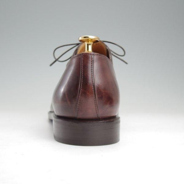 極美品★(伊)タニノクリスチー SIZE 7.5【貴重★ブラックラピド製法/パンチドキャップトゥ】カーフ/濃茶/メンズ/TANINO CRISCI★m315