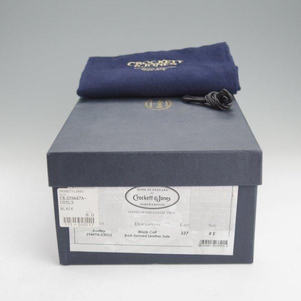 未使用★クロケット&ジョーンズ 8E【定価￥148,500-★AUDLEY/オードリー】ハンドグレードライン/337ラスト/黒/Crockett&Jones★m316