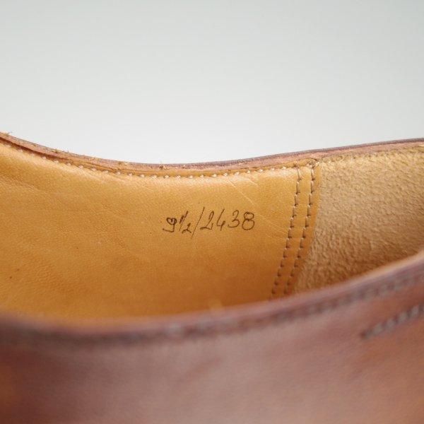 ほぼ試着程度★(仏)ベルルッティ SIZE 9.5【希少デザイン★ストレートチップ/パティーヌ】カーフ/濃茶×茶/メンズ/Berluti★m319