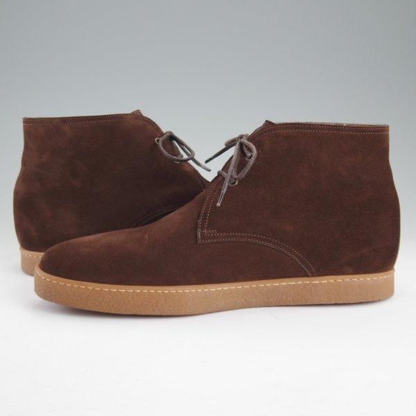 ジョンロブ/TURF/スエード/チャッカブーツ/4613ラスト☆m325｜高級中古