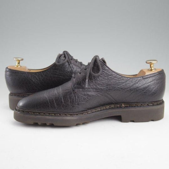 美品★ジョンロブ SIZE 6.5【貴重★PARISロゴ時代の製品/OSLO/(水牛)バッファローレザー】コテージライン/プレーントゥ/黒/JOHN LOBB★m327