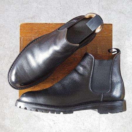 極上★クロケット&ジョーンズ 7E【定価￥93,500-★サイドゴアブーツ/CHELSEA 11/チェルシー】335ラスト/黒/メンズ/Crockett&Jones★m329