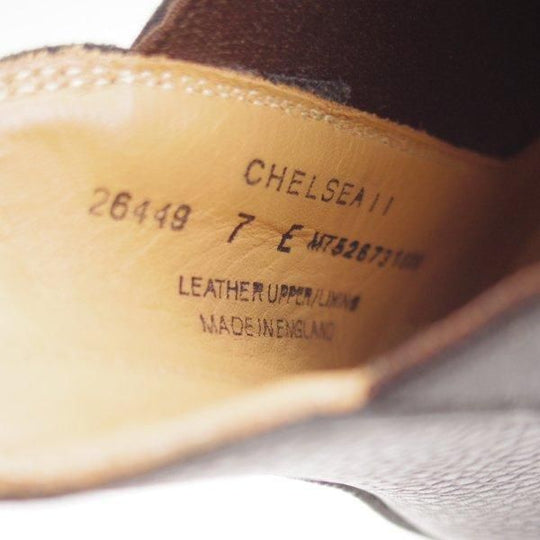 極上★クロケット&ジョーンズ 7E【定価￥93,500-★サイドゴアブーツ/CHELSEA 11/チェルシー】335ラスト/黒/メンズ/Crockett&Jones★m329