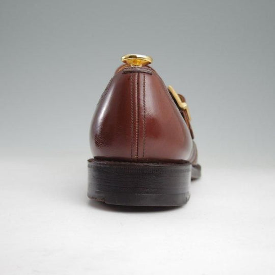 極上★チャーチ 70F/UK7【旧チャーチ★ブックバインダーカーフ/PICCADILLY/73ラスト】モンクストラップ/濃茶/メンズ/Church's★m351