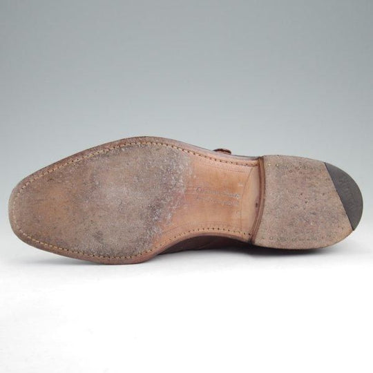 極上★チャーチ 70F/UK7【旧チャーチ★ブックバインダーカーフ/PICCADILLY/73ラスト】モンクストラップ/濃茶/メンズ/Church's★m351