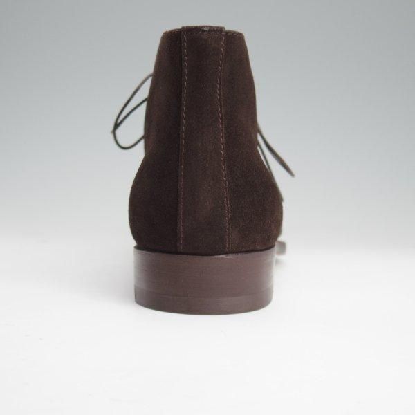 未使用★(伊)サントーニ SIZE 6【上級★グッドイヤーウェルテッド製法/チャッカーブーツ】13511/スエード/濃茶/メンズ/Santoni★m352