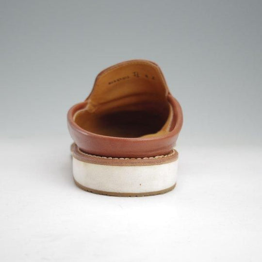 美品★ジョンロブ SIZE 7.5【貴重★BARBADOS/バルバドス/レザーサンダル】スリッパ/ミュール/BARENIA/茶/JOHN LOBB★m353