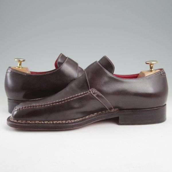 極上★(伊)ストール・マンテラッシ SIZE 41.5【貴重★ノルベジェーゼ製法/モンクストラップ】カーフ/濃茶/SUTOR MANTELLASSI★m355