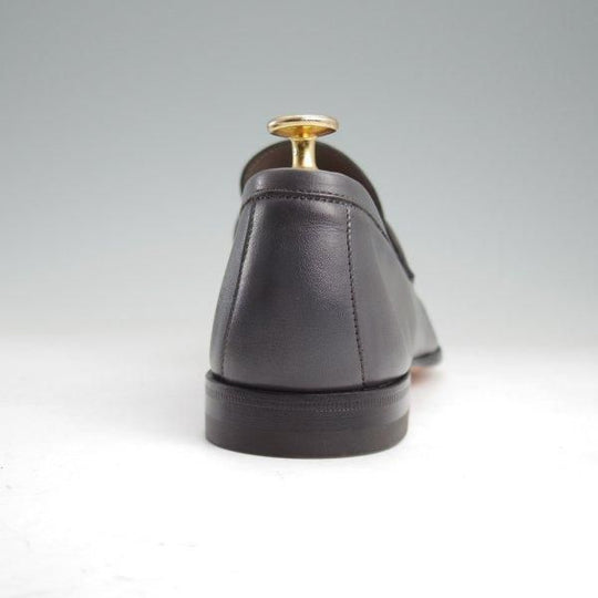 未使用★(伊)サントーニ SIZE 7【★コインローファー/13903】カーフ/灰/メンズ/Santoni★m356