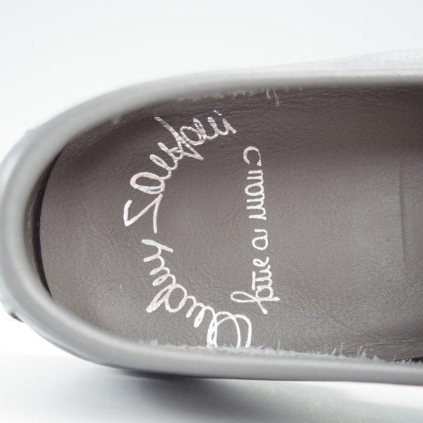 未使用★(伊)サントーニ SIZE 7【★コインローファー/13903】カーフ/灰/メンズ/Santoni★m356