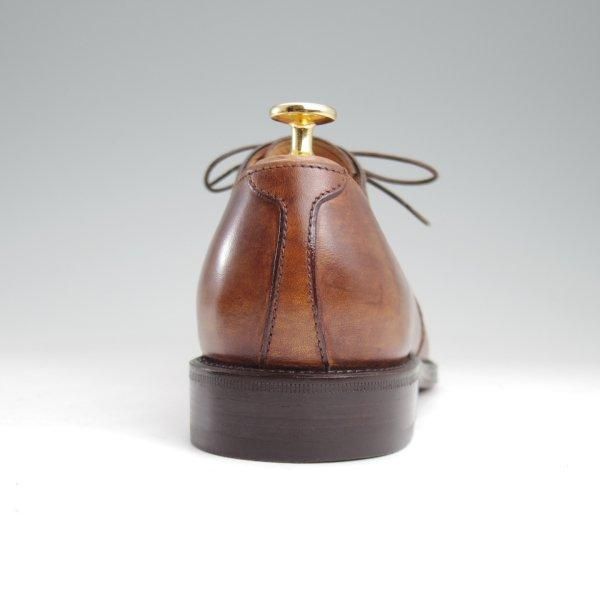 極美品★(伊)タニノクリスチー SIZE 8【世界300足限定★ブラックラピド製法/MEILO】オックスフォードシューズ/茶/TANINO CRISCI★m358