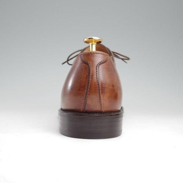 極美品★(伊)タニノクリスチー SIZE 8【世界300足限定★ブラックラピド製法/MEILO】オックスフォードシューズ/茶/TANINO CRISCI★m358