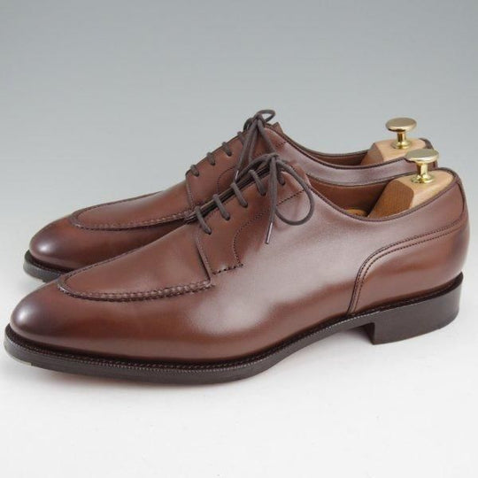 極美品★エドワードグリーン 9.5E【定価￥273,900-★DOVER/ドーバー/32ラスト】スキンステッチ/Uチップ/濃茶/EDWARD GREEN★m361