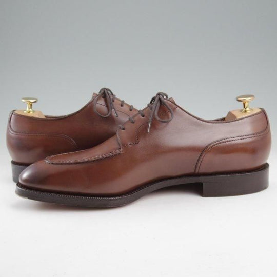 極美品★エドワードグリーン 9.5E【定価￥273,900-★DOVER/ドーバー/32ラスト】スキンステッチ/Uチップ/濃茶/EDWARD GREEN★m361