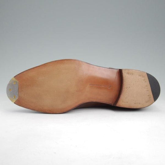極美品★エドワードグリーン 9.5E【定価￥273,900-★DOVER/ドーバー/32ラスト】スキンステッチ/Uチップ/濃茶/EDWARD GREEN★m361