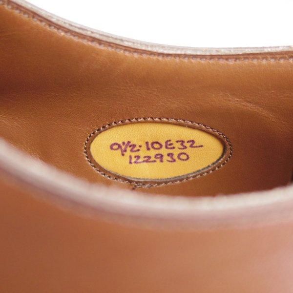 極美品★エドワードグリーン 9.5E【定価￥273,900-★DOVER/ドーバー/32ラスト】スキンステッチ/Uチップ/濃茶/EDWARD GREEN★m361