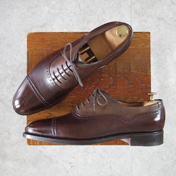 【美品】ジョンロブ■JOHN LOBB TOWCESTER ミュージアムカーフ 8.5EE