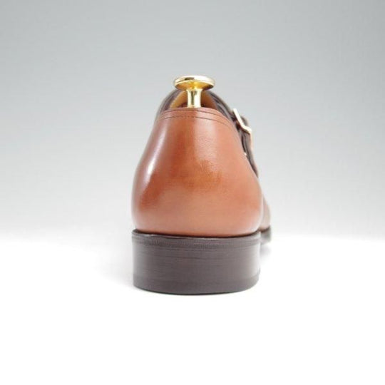 美品★ジョンロブ 8E【現行定価￥312,400-★フィリップ2のダブルモンク仕様/7000ラスト】Philip2 Double Buckle/茶/JOHN LOBB★m366