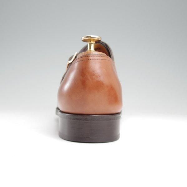 美品★ジョンロブ 8E【現行定価￥312,400-★フィリップ2のダブルモンク仕様/7000ラスト】Philip2 Double Buckle/茶/JOHN LOBB★m366