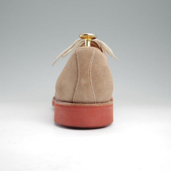 極美品★(英)アルフレッド・サージェント 9D【ダイナイトソール仕様★BEAMS PLUS別注/CAMBRIDGE】プレーントゥ/スエード/薄茶★m369
