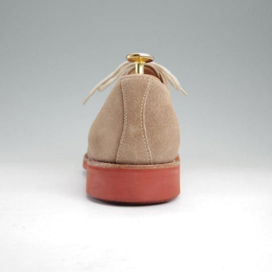 極美品★(英)アルフレッド・サージェント 9D【ダイナイトソール仕様★BEAMS PLUS別注/CAMBRIDGE】プレーントゥ/スエード/薄茶★m369