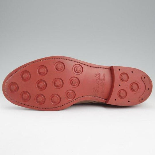 極美品★(英)アルフレッド・サージェント 9D【ダイナイトソール仕様★BEAMS PLUS別注/CAMBRIDGE】プレーントゥ/スエード/薄茶★m369