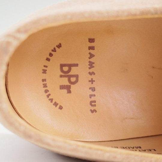 極美品★(英)アルフレッド・サージェント 9D【ダイナイトソール仕様★BEAMS PLUS別注/CAMBRIDGE】プレーントゥ/スエード/薄茶★m369