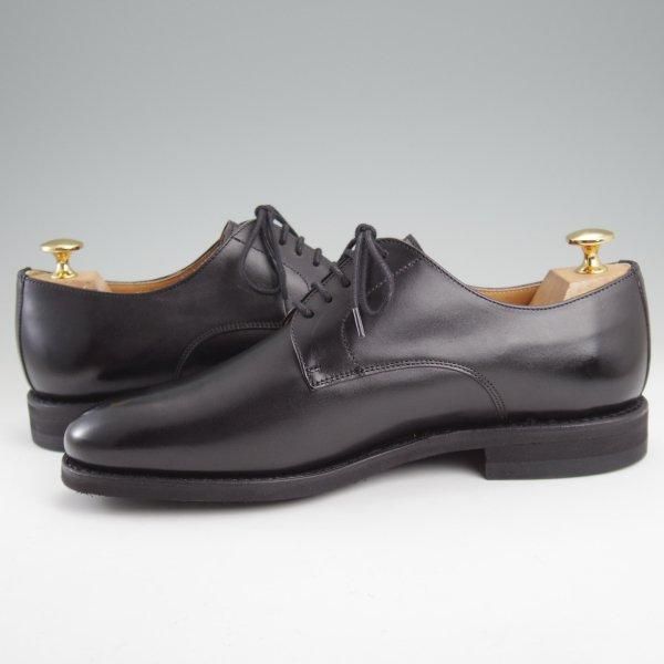 未使用★(スペイン製)バーウィック SIZE 6【グッドイヤーウェルテッド製法★プレーントゥ/5225】H0261ラスト/カーフ/黒/Berwick★m370