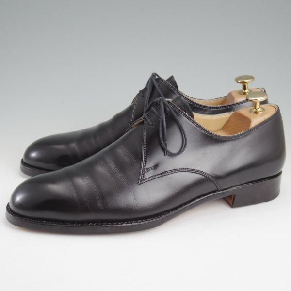 ★(東欧)VASS/ヴァーシュ SIZE 40.5【モデル定価￥159,500-★純正ツリー付き/London 3-eyelet/Vフロント】Fラスト/プレーントゥ/黒★m371