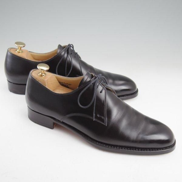 ★(東欧)VASS/ヴァーシュ SIZE 40.5【モデル定価￥159,500-★純正ツリー付き/London 3-eyelet/Vフロント】Fラスト/プレーントゥ/黒★m371
