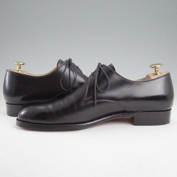 ★(東欧)VASS/ヴァーシュ SIZE 40.5【モデル定価￥159,500-★純正ツリー付き/London 3-eyelet/Vフロント】Fラスト/プレーントゥ/黒★m371