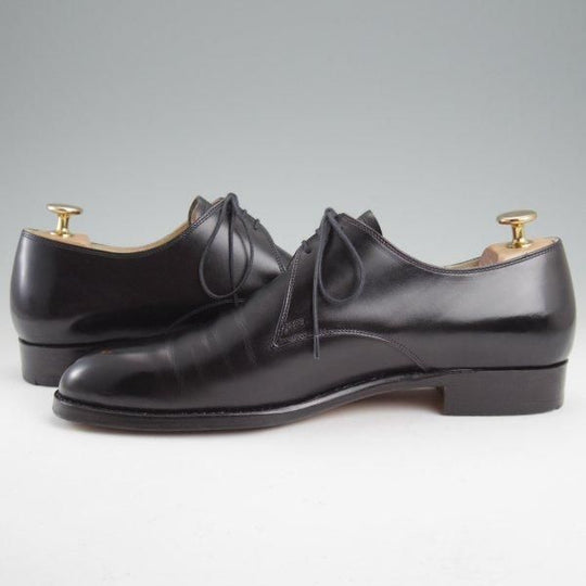 ★(東欧)VASS/ヴァーシュ SIZE 40.5【モデル定価￥159,500-★純正ツリー付き/London 3-eyelet/Vフロント】Fラスト/プレーントゥ/黒★m371