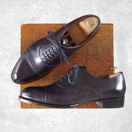 美品★シェットランドフォックス SIZE 7【定価￥77,000-★ケンジントン2/ストレートチップ/011F】カーフ/黒/メンズ/SHETLANDFOX★m372