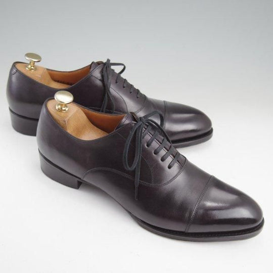 美品★シェットランドフォックス SIZE 7【定価￥77,000-★ケンジントン2/ストレートチップ/011F】カーフ/黒/メンズ/SHETLANDFOX★m372