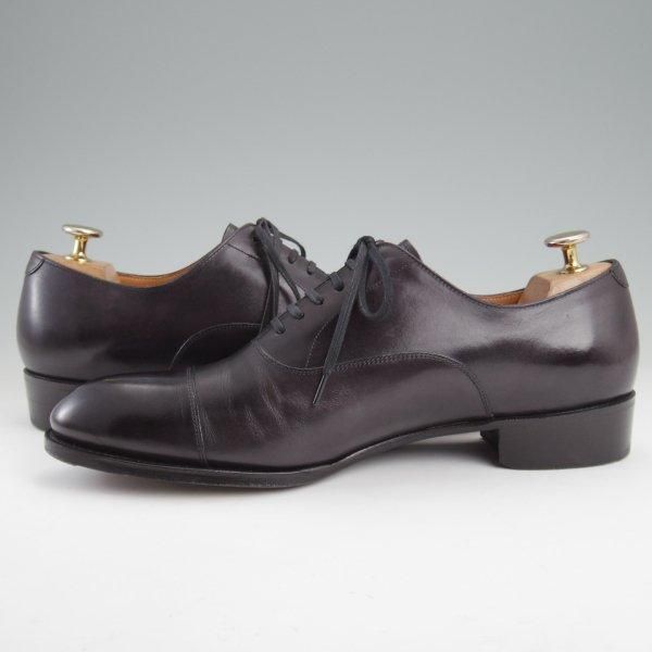 美品★シェットランドフォックス SIZE 7【定価￥77,000-★ケンジントン2/ストレートチップ/011F】カーフ/黒/メンズ/SHETLANDFOX★m372
