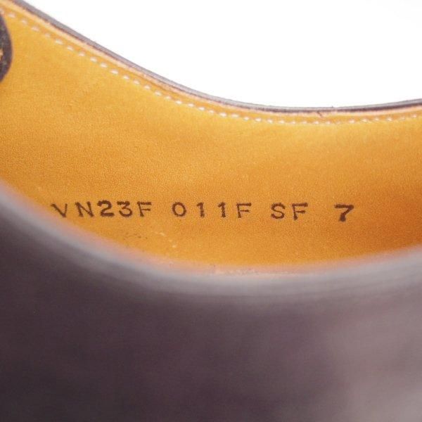 美品★シェットランドフォックス SIZE 7【定価￥77,000-★ケンジントン2/ストレートチップ/011F】カーフ/黒/メンズ/SHETLANDFOX★m372