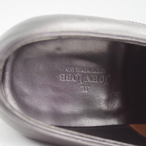 極上★ジョンロブ 6E【現行定価30万円以上★プレステージライン/WOODCOTE/8000ラスト】ブラインドブローグ/カーフ/黒/JOHN LOBB★m373