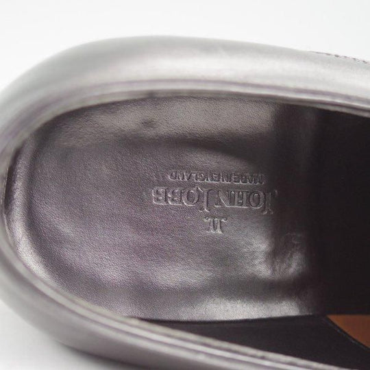 極上★ジョンロブ 6E【現行定価30万円以上★プレステージライン/WOODCOTE/8000ラスト】ブラインドブローグ/カーフ/黒/JOHN LOBB★m373